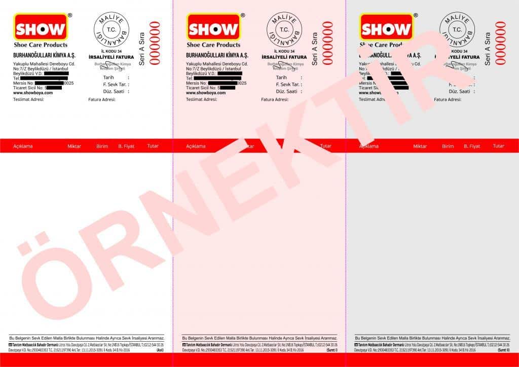 Show Boya 25.08.2016 1024x724 - E-Ticaret 3'lü Fatura Basımı