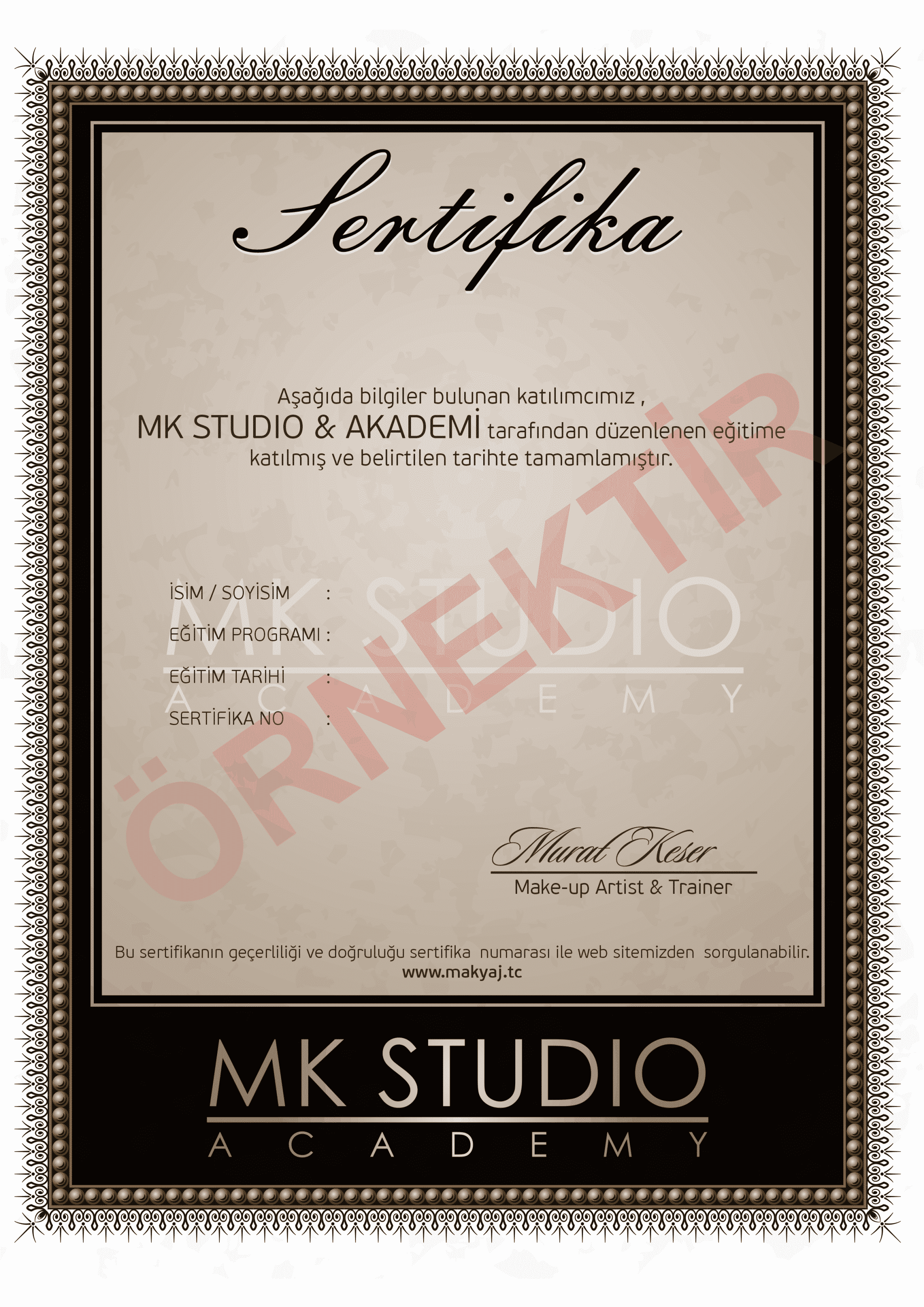 MK STUDIO ACADEMY SERTİFİKA - Home 6