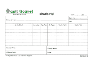 Asit Ticaret Sipariş Fişi 300x211 - Asit Ticaret Sipariş Fişi